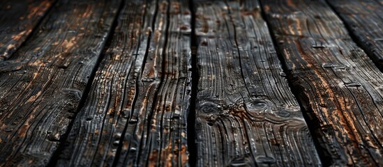 Aufkleber - old wooden planks, table or floor. natural wood texture. with copy space image. Place for adding text or design
