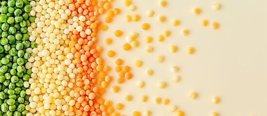 Fototapete - Chinese Pastry Mung Bean with Egg Yolk Isolated, pastel background. with copy space image. Place for adding text or design