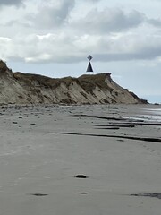 Sticker - Blick auf die Küstenlandschaft der Nordseeinsel Juist	