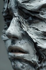 Canvas Print - Twisted and Distorted Visages Challenging the Boundaries of the Natural