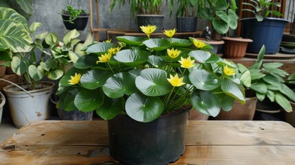 Wall Mural - Water Lily Plant