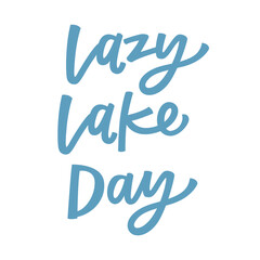 Sticker - Lazy lake day