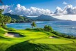 © Amni - Scenic Oceanside Golf Course in Tropical Paradise