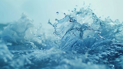 Wall Mural - Water ,water splash isolated on white background.