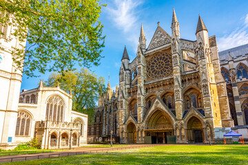 Poster - Westminster Abbey in centre of London, UK