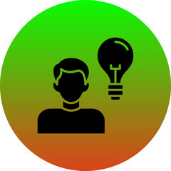 Sticker - Idea Icon