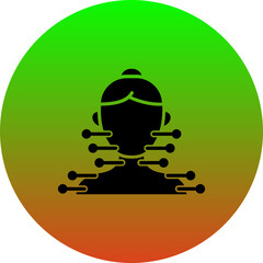 Sticker - Acupuncture Icon