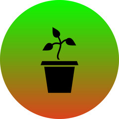 Wall Mural - Plant Icon