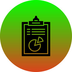 Sticker - Pie Chart Icon