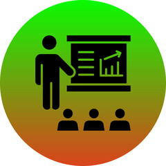 Sticker - Presentation Icon