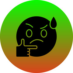 Sticker - Thinking Icon