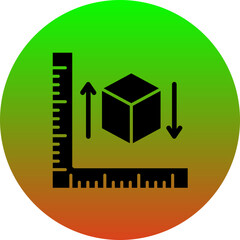 Sticker - Measure Icon