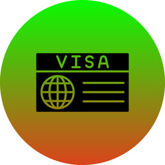 Sticker - Visa Icon