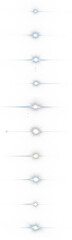 Wall Mural - bright blue, white and gray light flare set. isolated transparent background png. light leak. burst 
