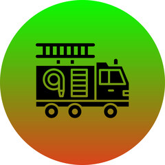 Sticker - Fire Truck Icon