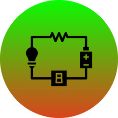 Wall Mural - Electric Circuit Icon