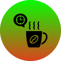 Canvas Print - Coffee time Icon