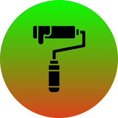 Wall Mural - Paint roller Icon