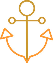 Wall Mural - Anchor Vector Icon