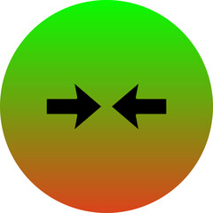 Poster - Opposite Arrows Icon