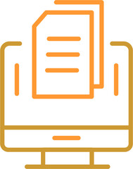 Poster - Document Vector Icon