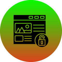 Sticker - Unsecure Icon