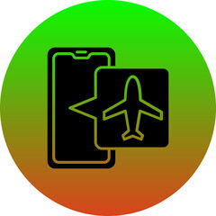 Sticker - Airplane Mode Icon