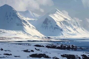 Wall Mural - Landscapes of Svalbard Norway