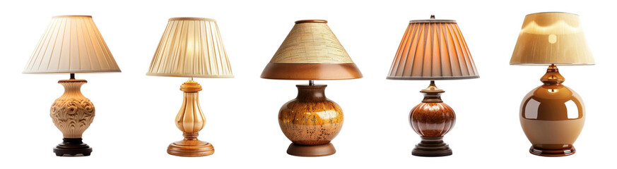 Poster - Lamp for home decor set