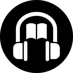 Sticker - Vector Design Audiobook Icon Style