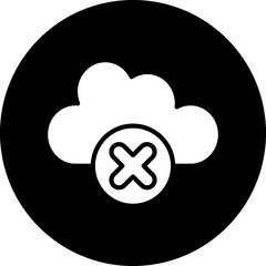 Poster - Vector Design Cloud Inaccessible Icon Style