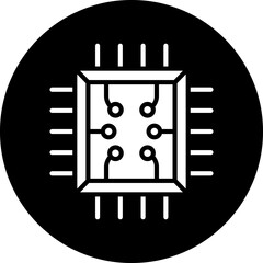 Poster - Vector Design Chip Icon Style