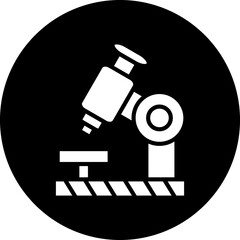 Sticker - Vector Design Microscope Icon Style