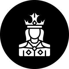 Poster - Vector Design Queen Icon Style