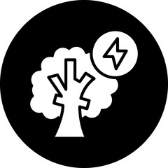 Sticker - Green Energy Icon Style