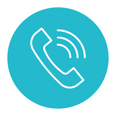 Poster - Phone call icon vector image. Can be used for Business Meeting.