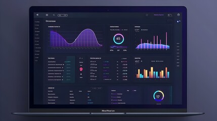 Wall Mural - Comprehensive Digital Dashboard for Coroner's Investigation Reports and Analytical Insights