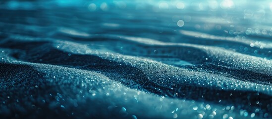 Wall Mural - blue sand-textured backdrop with copy space image available.