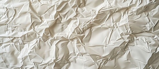 Leinwandbilder - Close-up of crumpled silk paper texture with copy space image.