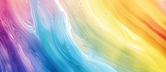 Aufkleber - Colorful rainbow hues form a stunning texture abstract background with a soft focus effect, ideal for showcasing content with ample copy space image.