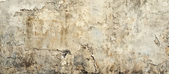 Aufkleber - Old, weathered clay walls create vintage backgrounds with a concrete texture perfect for adding text on the copy space image.