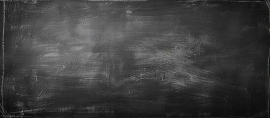 Poster - Chalkboard's dark texture with a blank area for your copy space image.