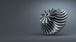© Filipp - Turbine with impeller on a dark background. Template design for poster with copy space. 3d illustration