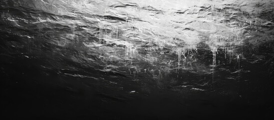 Poster - A textured black and white background for a copy space image.