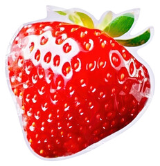 Poster - PNG Strawberry fruit plant food.