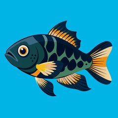 Wall Mural - illustration of a fish