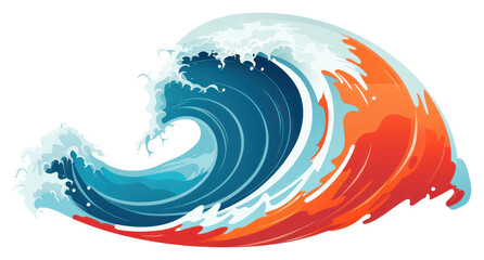 Canvas Print - PNG Wave sports ocean sea.