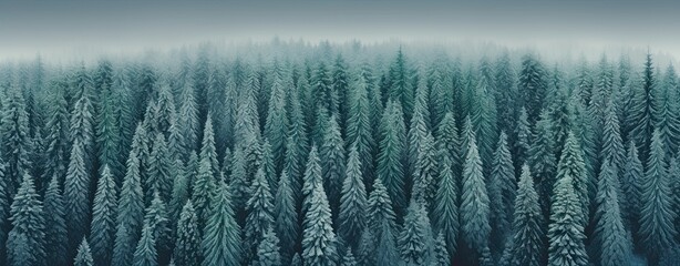 Wall Mural - Moody forest