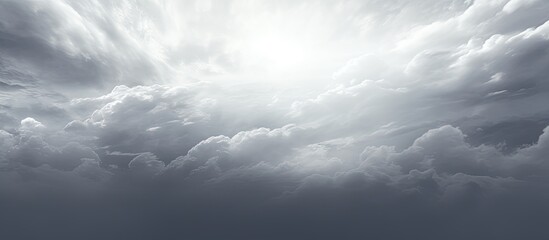 Fototapete - Monochrome sky with copy space image.