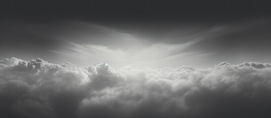 Fototapete - Monochrome sky with copy space image.